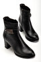 Genuine Leather Boots with Round Toe, Fuspet Sole, Thick Heel, Stylish, Comfortable and Relaxing