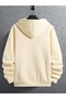 Smiling Face Minimal Printed Unisex Hooded Sweatshirt - 2