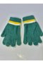 Girl's Knitted Jacquard Warm Five-Finger Gloves Cute Hug Bear Embroidered 4-8 Years Old - 3