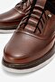 Genuine Leather, 4 Seasons, Anatomical and Orthopedic, Elastic, Men's Inner Outer Leather Shoes - 2