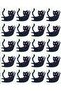 Hearted Black Cats Sticker Set Cute Black Cat Halloween Halloween Cat Kitten Nsti0301