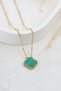 Vnclf Model Steel Green Necklace