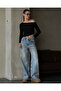 Baggy Snow Wash Jeans - 2