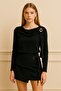 Buckle Silvery Knit Sweater
