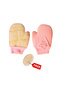 Organic Loofah Bath Glove-Velvet + Makeup Remover Exfoliating Pad
