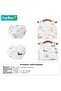 4 PCS Baby Clothes Set, Round Neck Sleeveless Printed T-Shirt + Elastic Waist Potty Training Underwe - 8