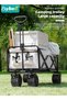 Foldable Wagon Carts, Utility Camping Cart, Collapsible Heavy Duty Trolley Cart, Portable Shopping T - 2