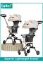 Baby Stroller, Infant Lightweight Travel Stroller, Folding Travel Cabin With 4 Wheels and Compact Fo