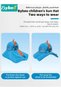 Kids Sun Hat with Sun Glasses, UPF 50+ Toddler Cartoon Sun Hat with Floppy Wide Brim, Baby Bucket Ha - 4