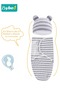 6 PCS Baby Swaddle Blanket Wrap Cap Set Newborn Infant Sleep Sack With Caps 100% Breathable Cotton 0 - 7