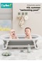 5 PCS Baby Bath Tub Foldable Bathtub With Baby Bath Chair + Shower Cap *1 + Washing Hair Shower Sham - 4
