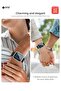 جراب مرصع بالألماس مع واقي شاشة لساعة Apple Watch مقاس 42 مم - 3