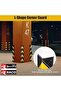 Reflective Corner Guard Wall Corner Protector with Yellow Strips for Garage Parking - 4