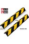 Reflective Corner Guard Wall Corner Protector with Yellow Strips for Garage Parking - 2