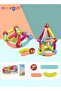 64 Piece Magnetic Ball and Rods Set, Magnetic Building Toys, Colorful DIY Building Blocks Sticks, Ki - 6