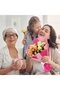 Flower Wrapping Paper 5 Pack, Double Sided Matte Transparent Bouquet Wrapping Paper, Light & Dark Pink, 58X58 cm - 4