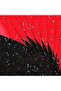 Flower Wrapping Paper 20Pcs, Double Sided Matte Transparent Gift Bouquet Wrapping Paper, Red & Black, 58X58 - 3