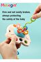 Safe Teething Toys, Elephant Montessori Toys with Bright Colors and Unique Shape, Early Development - 6