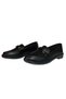 Shoes Women's Black Ballet Loafer Moccasin Leather Casual Shoes - 5