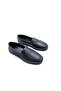 Inside Out Genuine Soft Leather Women's Black Color Loafer Shoes - 3
