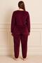 Women's Plus Size 13212 Velvet Pajama Set - 2