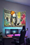 For Printed Wall Covering – Gamer Themed, High-Quality Fabric, Tapestry Wall Carpet
