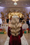 Pearl and Crystal Embroidered Long Pendant Bridal Hair Accessory – Elegant Wedding & Ceremony Tiara - 4