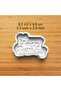 Eighteen Years Old 18Th Birthday Patterned Set of 4 Cookie and Sugar Dough Molds - 5