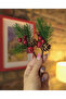 Christmas Gift Package Ornament with Pine Cones and Conch, 3 Pieces