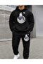 Astronaut on the Moon Printed Hoodie Team