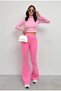 Set of 2 - Fishing Collar Long Sleeve Crop with Sharpened Edges, Spanish Legging Style Tights - 4