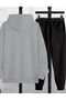 Crowned Lion Logo Hoodie Set - 2