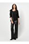 Design, Zipper and Leather Detailed Blouse - 4