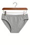 Gray Cotton Basic Daily Women's Bikini Panties – Regular Waist, Non-Marking, Soft Texture, Flexible Comfortable - 4