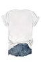 Glittering Stone Ribbon Printed T-Shirt - 2