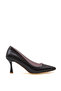 Special Series Brown Croco Design Pointed Toe Stiletto Heeled Shoes