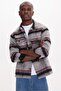 Regular Fit Long Sleeve Nordic Men's Shirt - 4