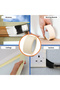 White Masking Tape Painters Tape (2 INCH, Pack of 9) - 8