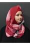 Nirvana Boneli Shawl - Patterned Fuchsia Black