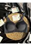 Moli Black Imported Push-Up Wire-Free D Stitch-Free Laser Cut Non-Marking Bra
