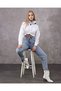 Çnr Mom Boyfriend Jean Women's Power Lycra New Hsn - 4