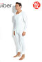 Men's Anti-Sweat Non-Irritating Winter Thermal Leggings Top and Bottom Set Underwear - 5