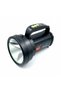 LED flashlight, 100 W, integrated battery