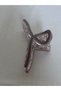 Minimalist Striped Detail Transparent Large Women's Hair Clip Non-Slip Crochet Clip Hairpin (12 cm) - 8