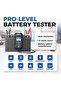 BT300P Car Battery Tester 12V/24V with Thermal Printer (100-2000CCA) - 6