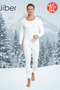 Men's Anti-Sweat Non-Irritating Winter Thermal Leggings Top and Bottom Set Underwear - 3