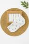 100% Organic Cotton 7-Pack Newborn Baby Girl-Boy Mouth Wipes Boxed - 6