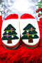 New Year Slippers. House Slippers. Beige Slippers - 2