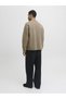 Men's Beige Jprblabradfort Knit Polo Sweater & Cardigan 12285374-Brindle - 6