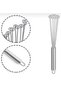Long Short Adjustable Steel Whisk Egg Pastry Whisk Kitchen Whisk - 6